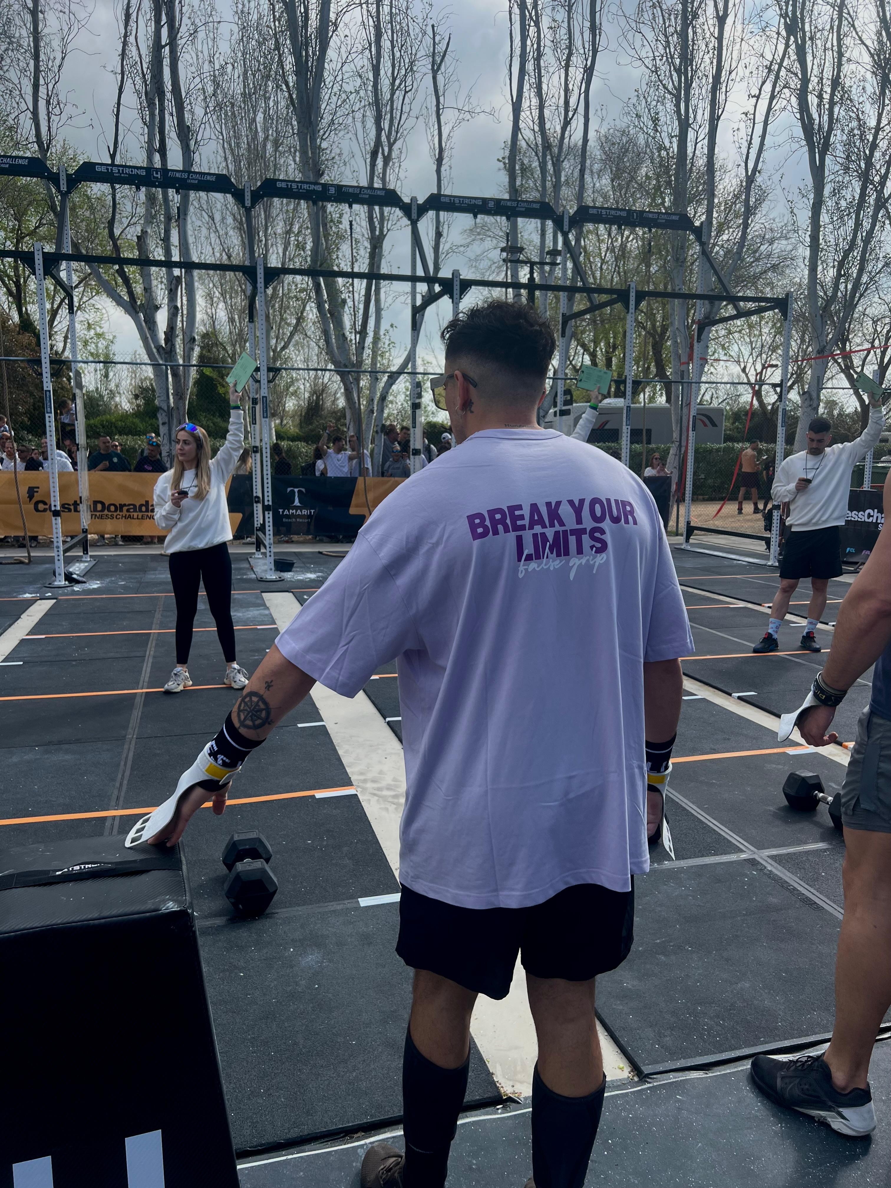 Camiseta Oversize Break your limits